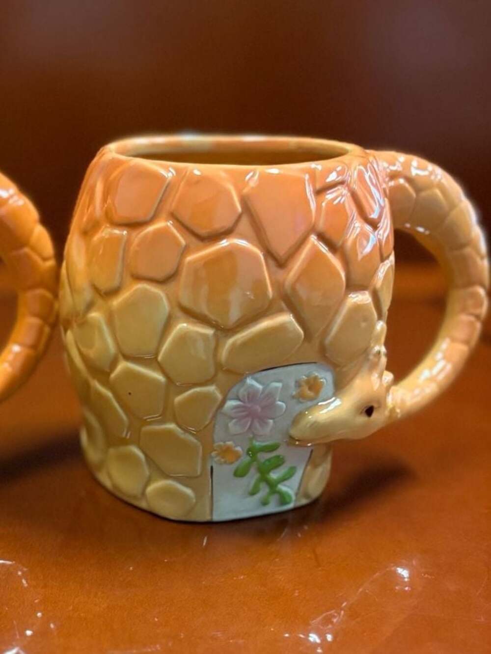 Set of 2Boston Warehouse 3D Giraffe Novelty Cup